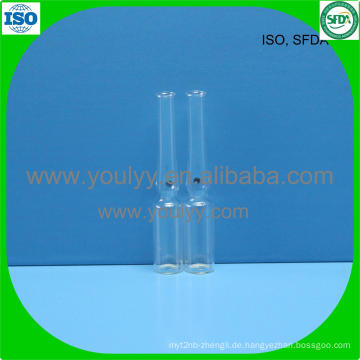 1ml Clear Color Point Typ B Glasampulle